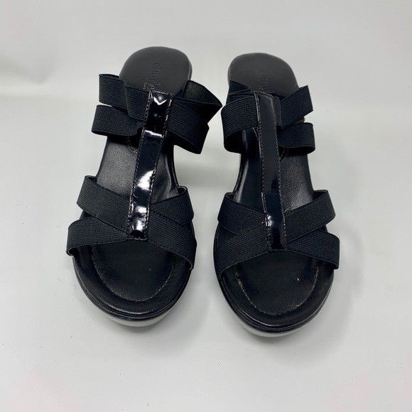 charles david black wedges